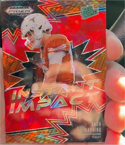 2025 Panini Prizm Draft Picks #II-AMG Arch Manning Instant Impact — front