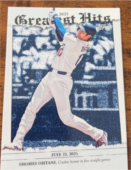 2026 Topps Series 1 #GH-17 Shohei Ohtani Greatest Hits — front