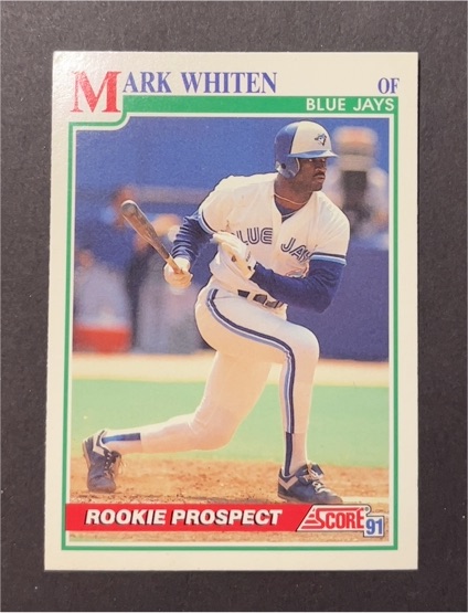 1991 Score #358 Mark Whiten — front