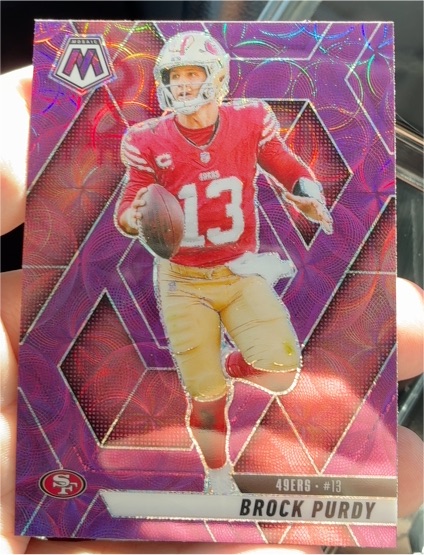 2025 Panini Mosaic #221 Brock Purdy — front