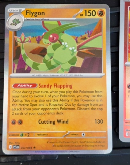 2023 Pokémon TCG Phantasmal Flames #053 Flygon — front