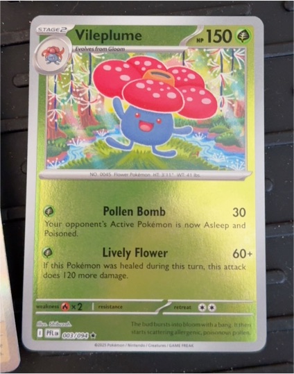 2025 Pokémon ME02: Phantasmal Flames #003 Vileplume — front