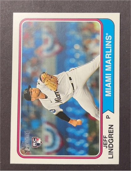 2023 Topps Heritage High Number #582 Jeff Lindgren — front