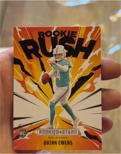 2025 Panini Rookies & Stars Rookie Rush #14 Quinn Ewers — front