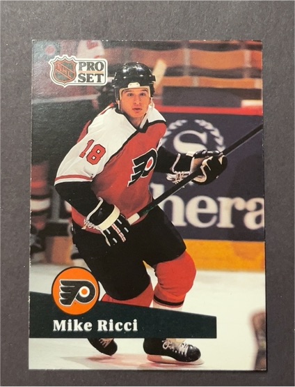 1991-92 Pro Set #170 Mike Ricci — front