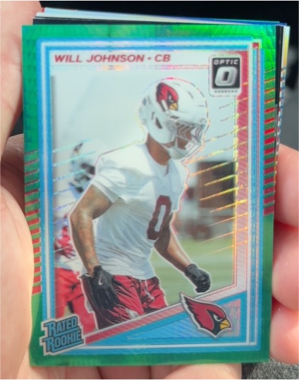 2025 Donruss Optic #247 Will Johnson — front