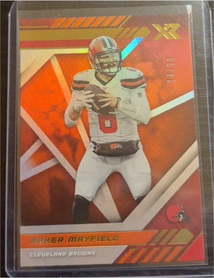 2020 Panini XR #61 Baker Mayfield — front
