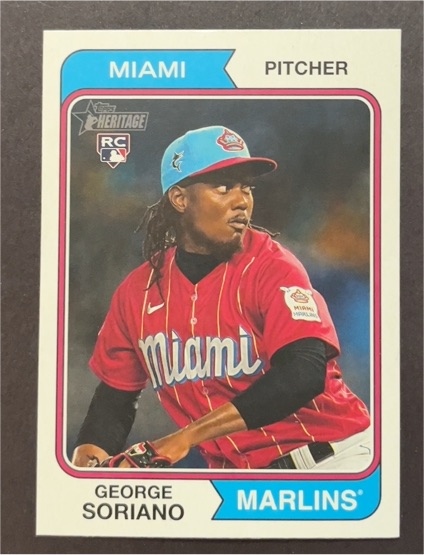 2023 Topps Heritage #711 George Soriano — front