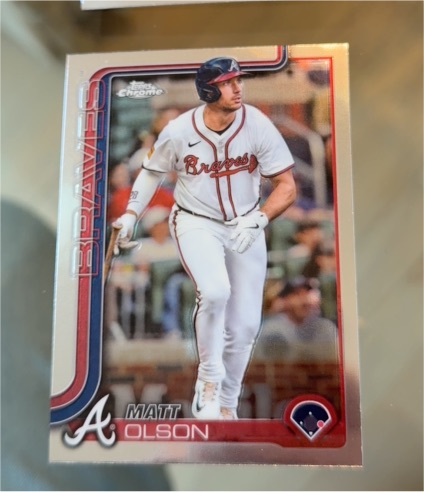 2025 Topps Chrome #193 Matt Olson — front