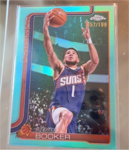 2025-26 Topps Chrome #195 Devin Booker — front