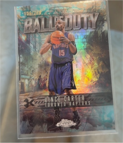 2025-26 Topps Chrome #BD-20 Vince Carter Ball of Duty — front