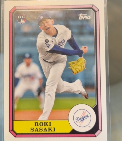 2025 Topps Archives #87BB-2 Roki Sasaki — front