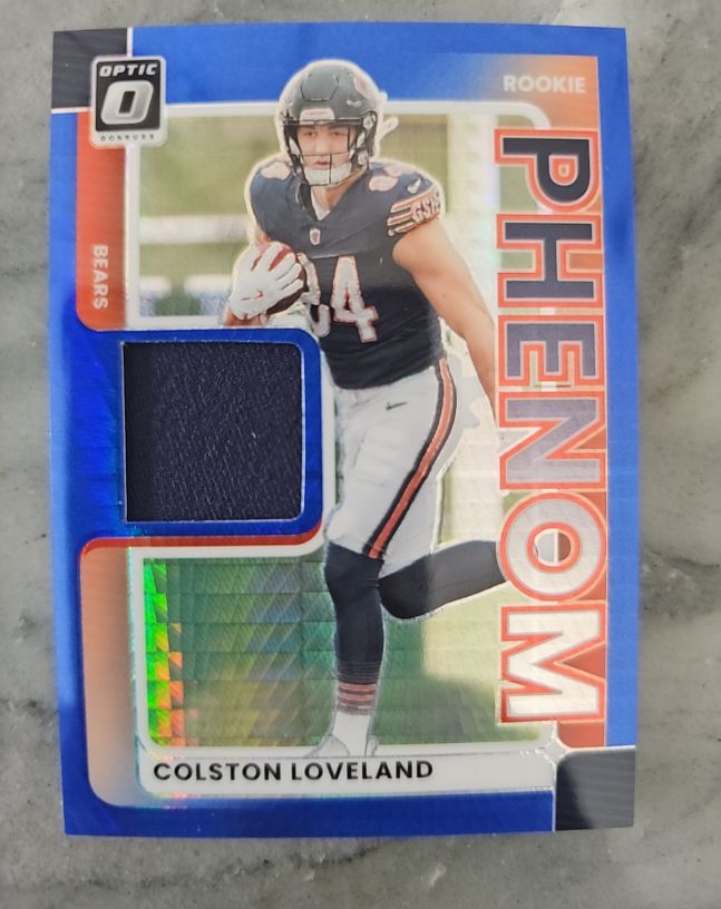2025 Donruss Optic #RPBH-CLD Colston Loveland Rookie Phenom Blue Hyper Patch — front