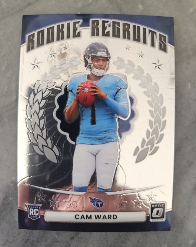 2025 Panini Donruss Optic #1 Cam Ward Rookie Recruits — front