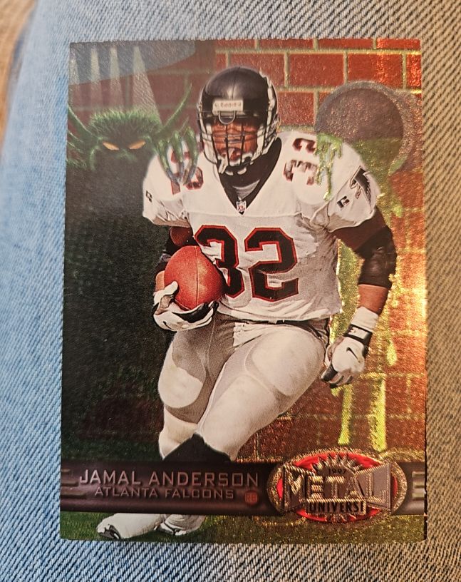 1997 Skybox Metal Universe #108 Jamal Anderson — front