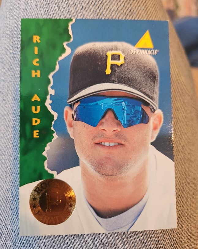 1995 Pinnacle #444 Rich Aude — front