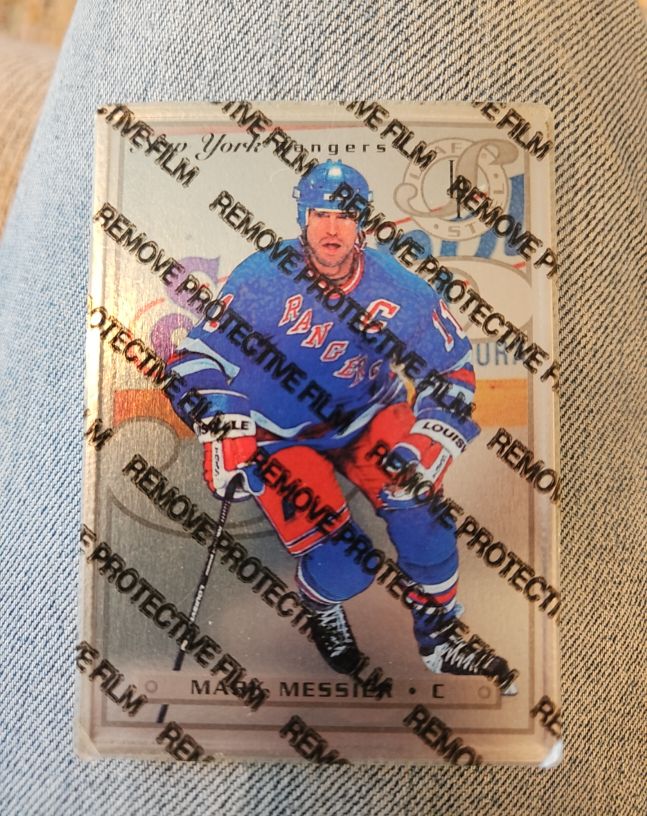 1996-97 Leaf Preferred Steel #42 Mark Messier — front