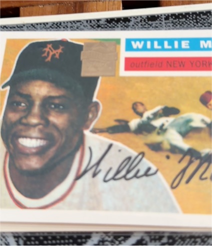 1956 Topps #130 Willie Mays — front