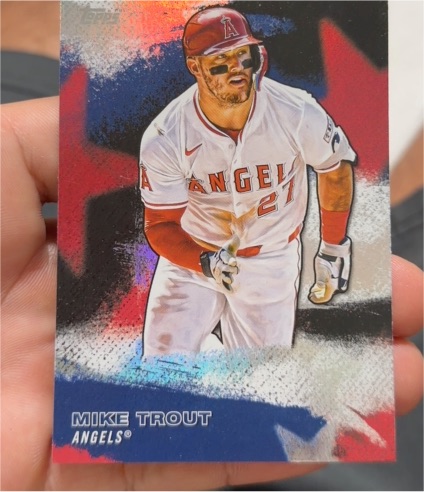2026 Topps Series 1 Stars of MLB #SMLB-7 Mike Trout — front