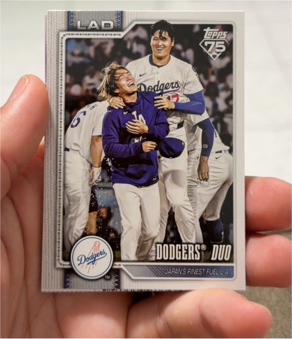 2026 Topps Series 1 #265 Dodgers Duo Shohei Ohtani Yoshinobu Yamamoto — front