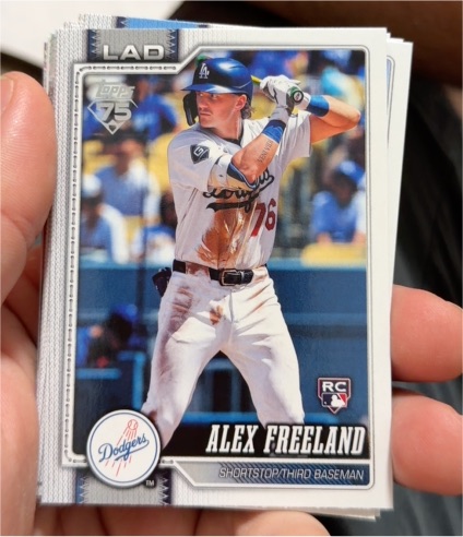 2026 Topps Series 1 #74 Alex Freeland — front