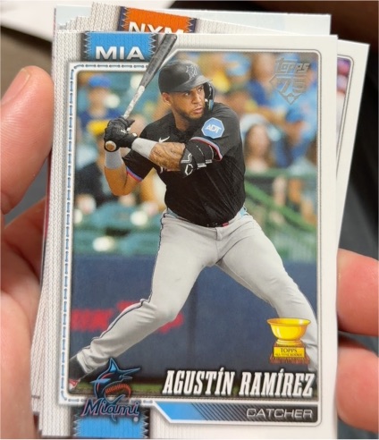 2026 Topps Series 1 #287 Agustin Ramirez — front