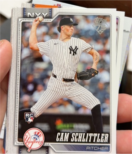 2026 Topps Series 1 #111 Cam Schlittler — front