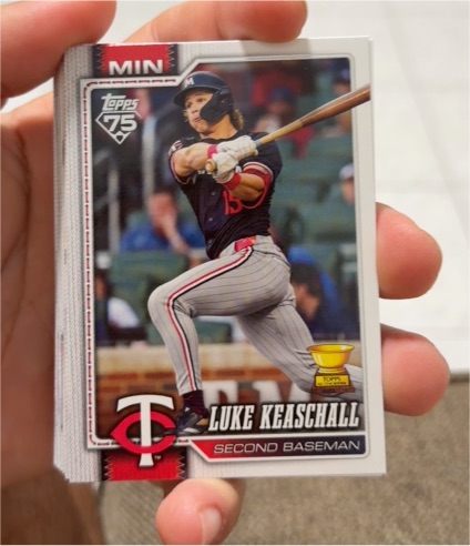 2026 Topps Series 1 #3 Luke Keaschall — front