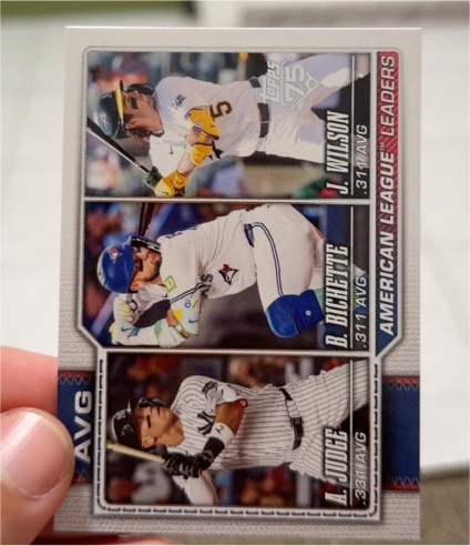 2026 Topps Series 1 #204 Aaron Judge / Bo Bichette / Jacob Wilson — front