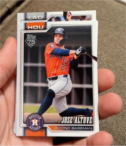 2026 Topps Series 1 #278 Jose Altuve — front