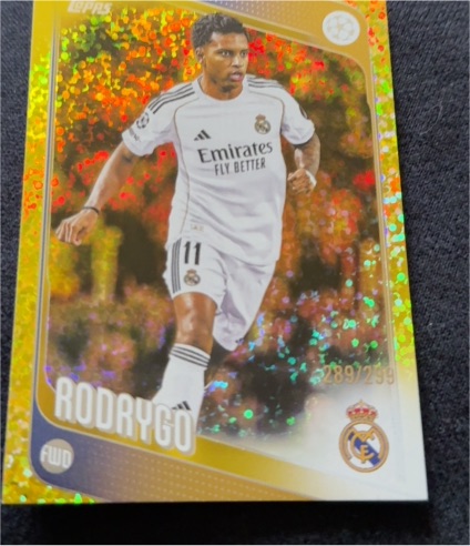 2025-26 Topps UEFA Club Competitions #102 Rodrygo — front
