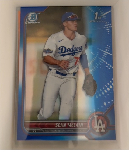 2022 Bowman Chrome Draft #BDC-50 Sean McLain — front