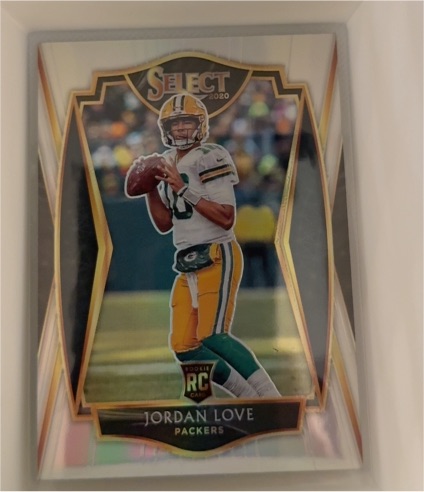 2020 Panini Select Premier Level #147 Jordan Love Rookie Card — front