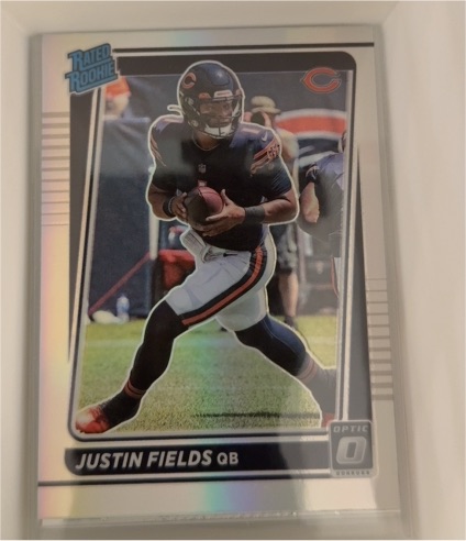 2021 Donruss Optic #204 Justin Fields Rated Rookie — front