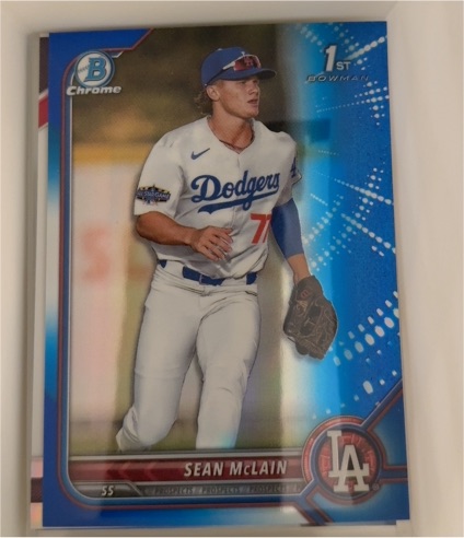 2022 Bowman Chrome Draft #BDC-50 Sean McLain — front