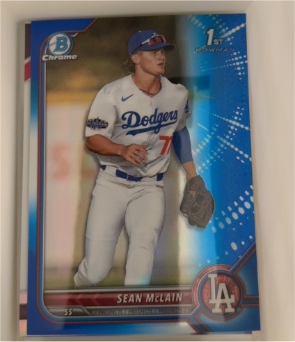 2022 Bowman Chrome Draft #BDC-50 Sean McLain — front