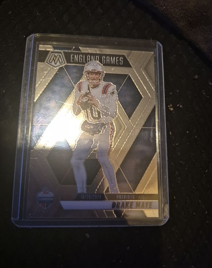 2025 Panini Mosaic #258 Drake Maye England Games — front