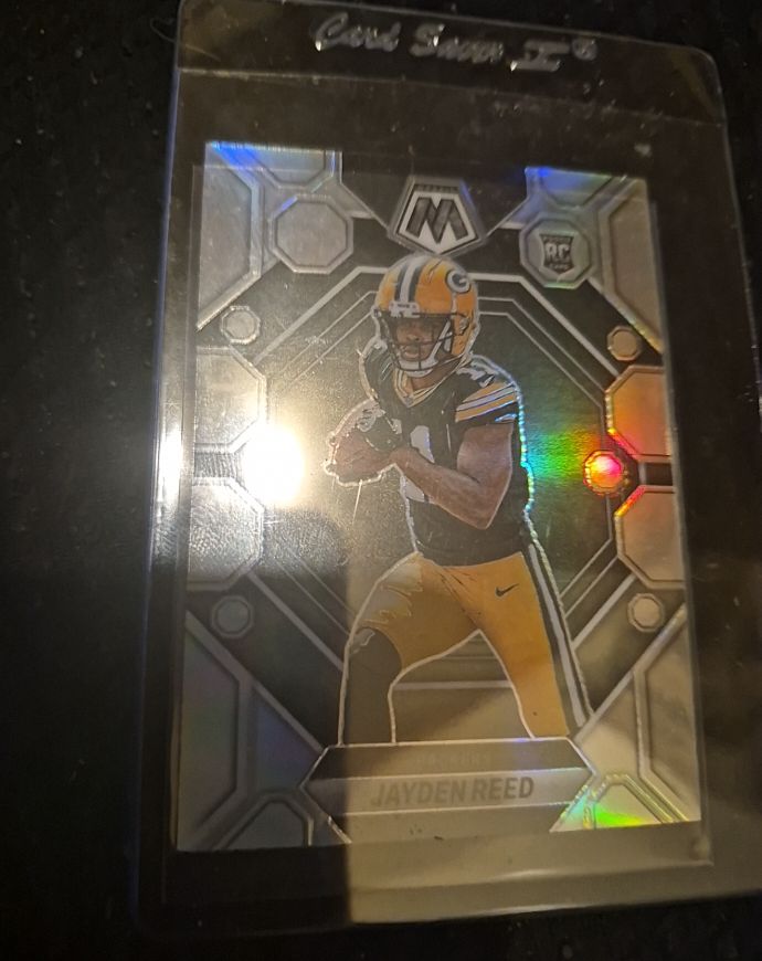 2023 Panini Mosaic Jayden Reed Rookie Card — front