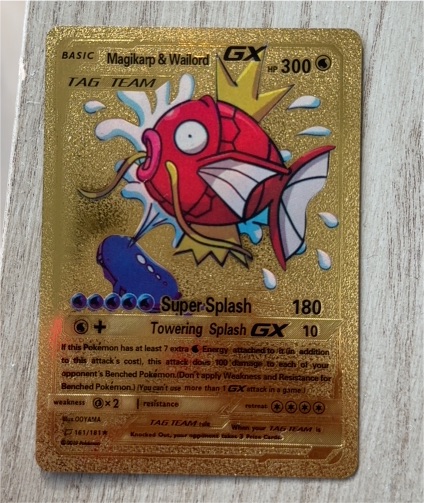 2019 Pokémon #161 Magikarp & Wailord GX TAG TEAM — front