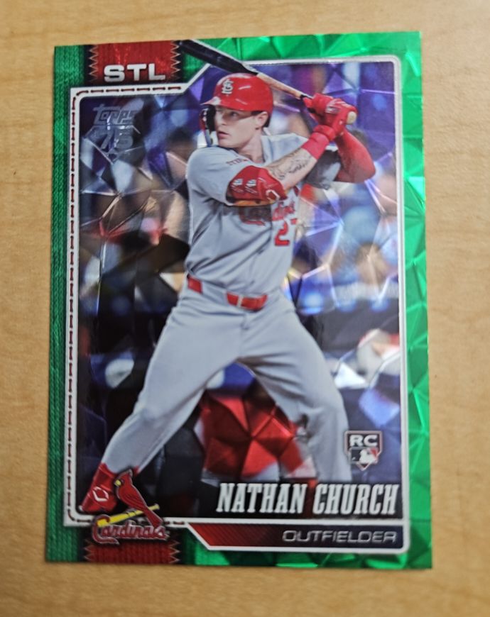 2026 Topps Series 1 #24 Nathan Church — front