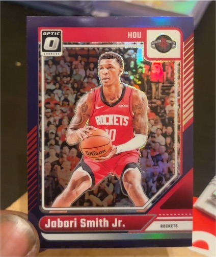 2024-25 Panini Donruss Optic #165 Jabari Smith Jr. — front