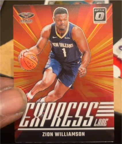 2024-25 Donruss Optic #20 Zion Williamson Express Lane — front