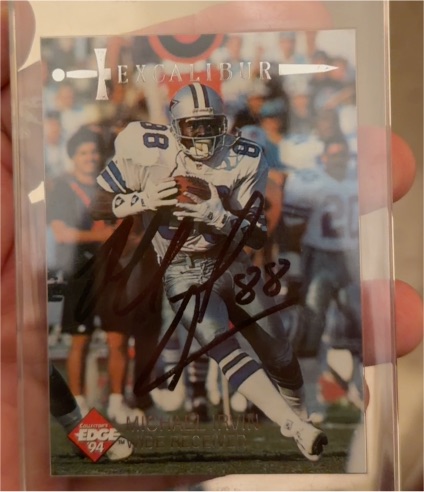 1994 Collector's Edge Excalibur #13 Michael Irvin — front