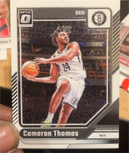 2024-25 Donruss Optic #80 Cameron Thomas — front