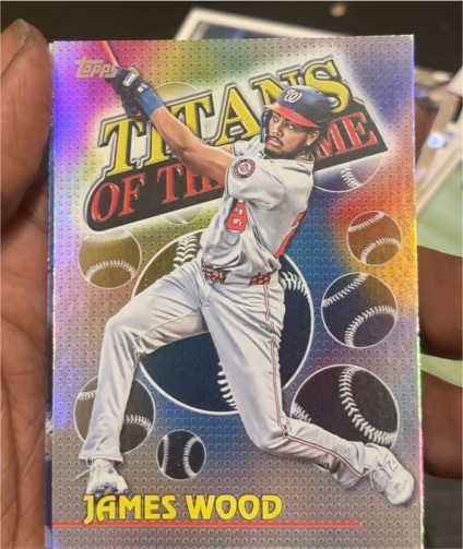 2026 Topps Series 1 Titans of the Game #TOG-15 James Wood — front