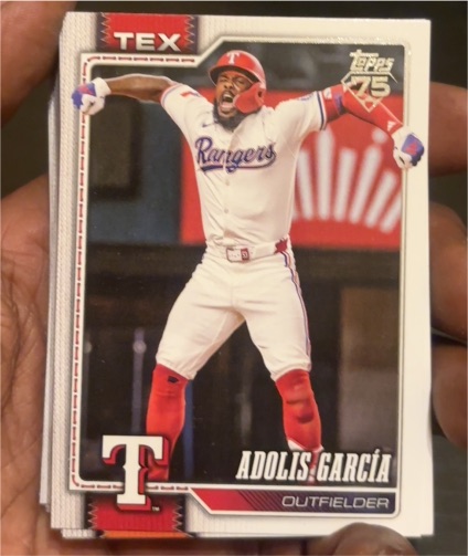 2026 Topps Series 1 #318 Adolis Garcia — front