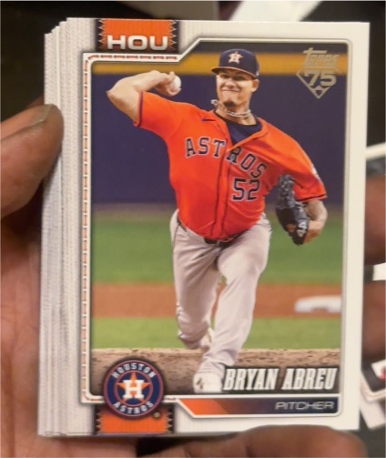 2026 Topps Series 1 #231 Bryan Abreu — front