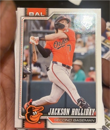 2026 Topps #92 Jackson Holliday — front
