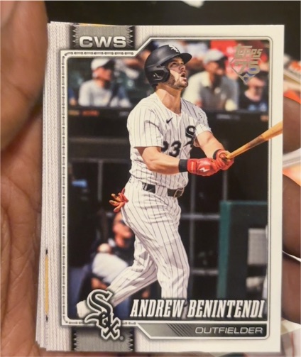 2026 Topps Series 1 #345 Andrew Benintendi — front