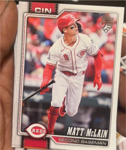 2026 Topps Series 1 #81 Matt McLain — front